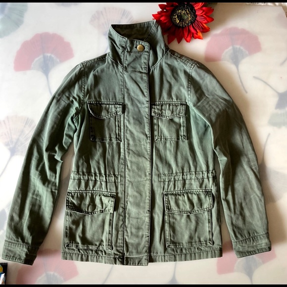 Ecote Jackets & Blazers - Anthropologie Ecote Olive Green Utility Jacket